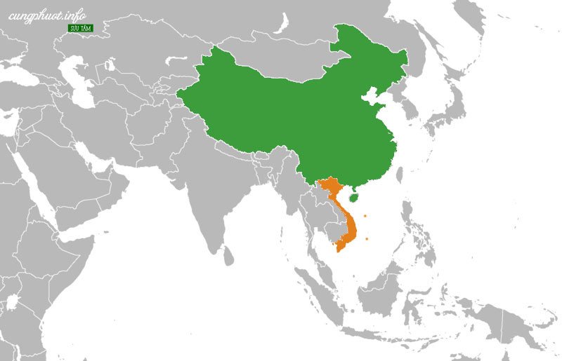 Bản đồ khu vực biên giới Việt Nam Trung Quốc