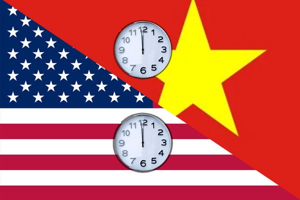 Bản đồ múi giờ Hoa Kỳ với vị trí Seattle và Washington