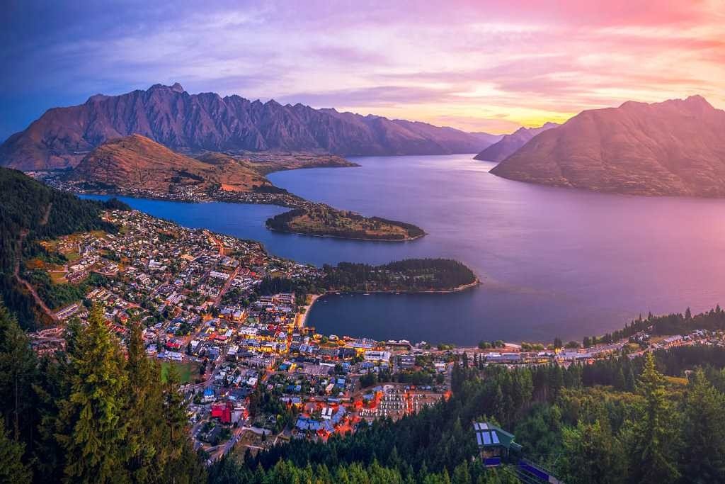 bản đồ múi giờ thế giới New Zealand và các đảo Thái Bình Dương