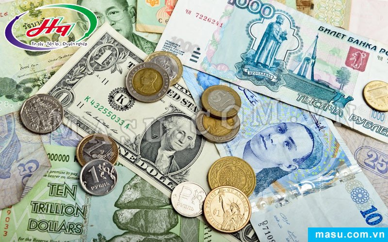 Các loại tiền tệ được sử dụng phổ biến trên toàn cầu