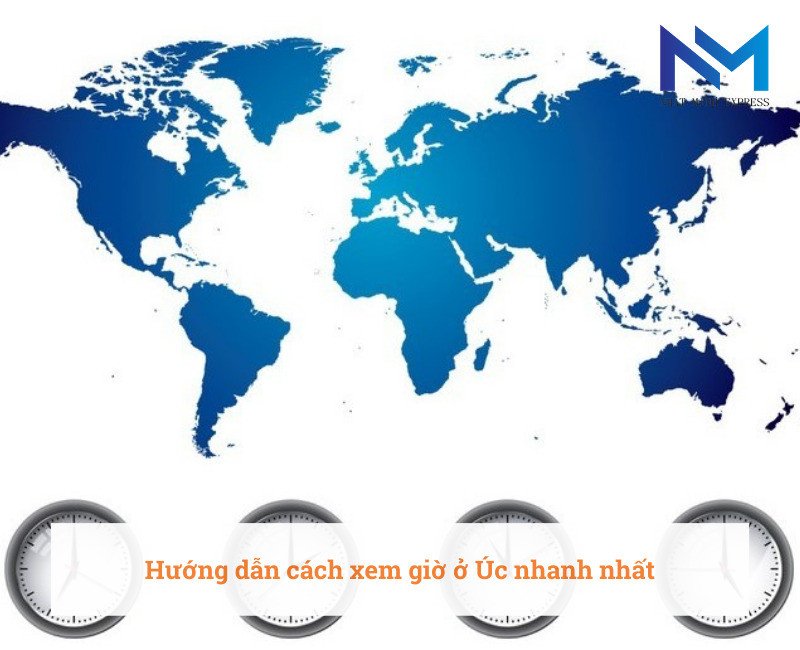 Cách xem giờ Úc