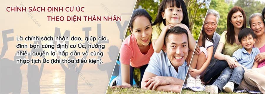 Cập nhật chính sách định cư Úc diện thân nhân mới nhất