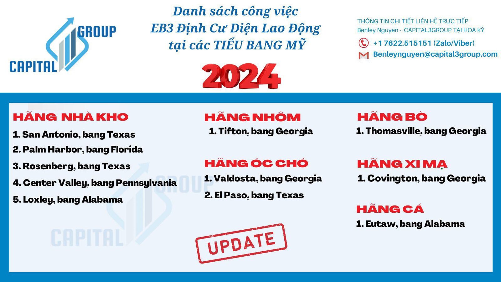 Chuyên gia tư vấn định cư Mỹ tại văn phòng Capital3group