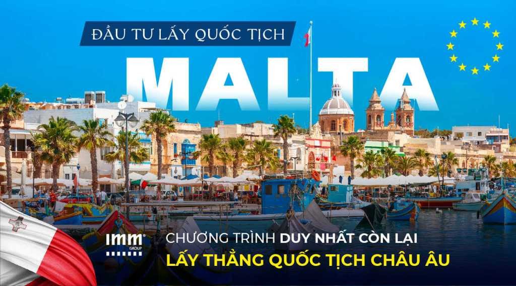 Cơ hội nhận quốc tịch Malta qua đầu tư định cư tại Châu Âu
