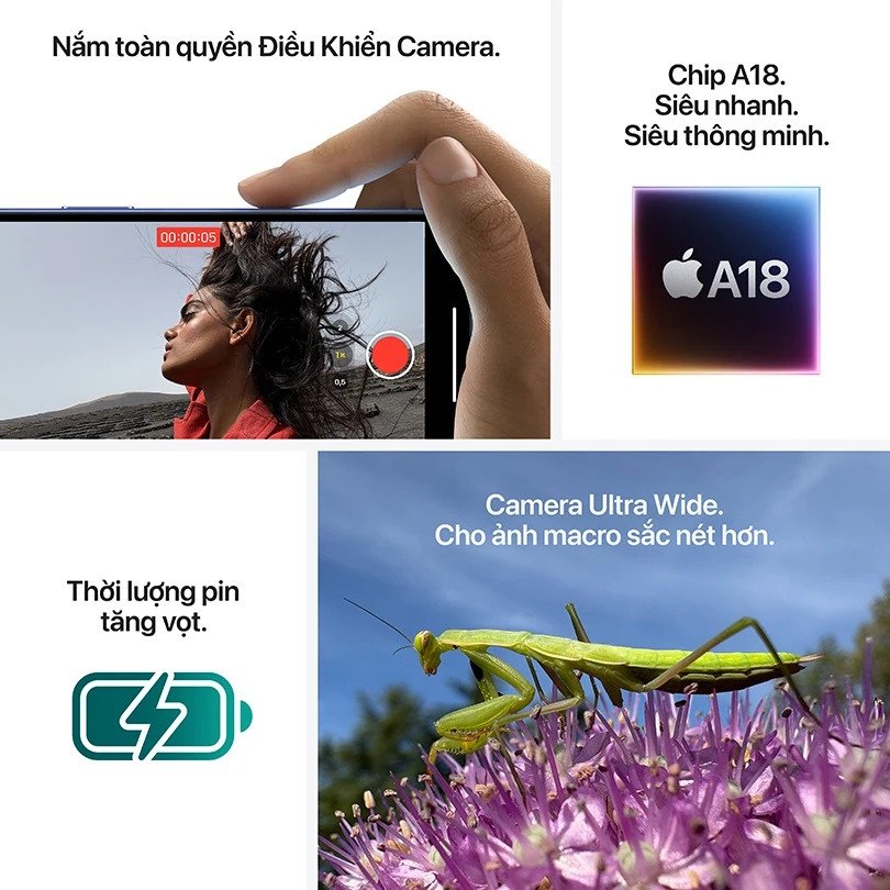 Đánh giá iPhone 16 thường