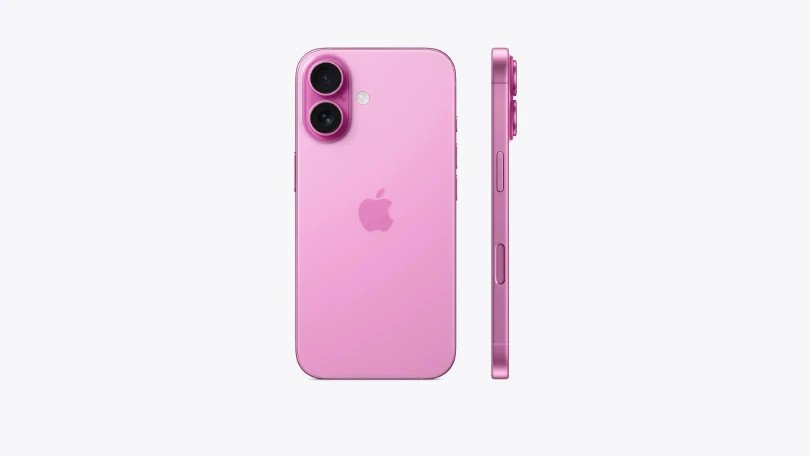 Điện thoại iPhone 16 màu hồng