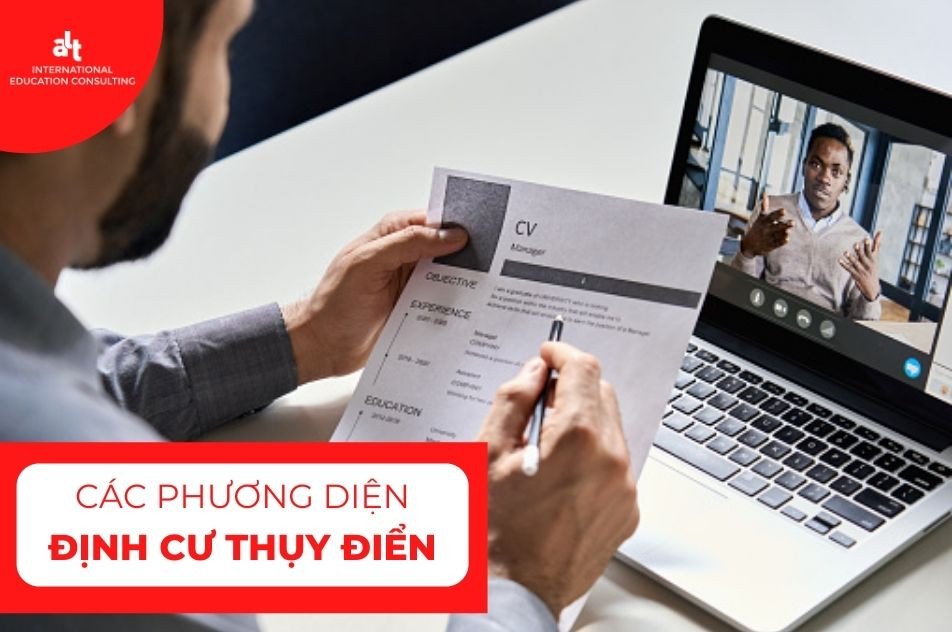 Gia đình hạnh phúc ở Thụy Điển, đại diện cho diện định cư đoàn tụ hoặc đầu tư