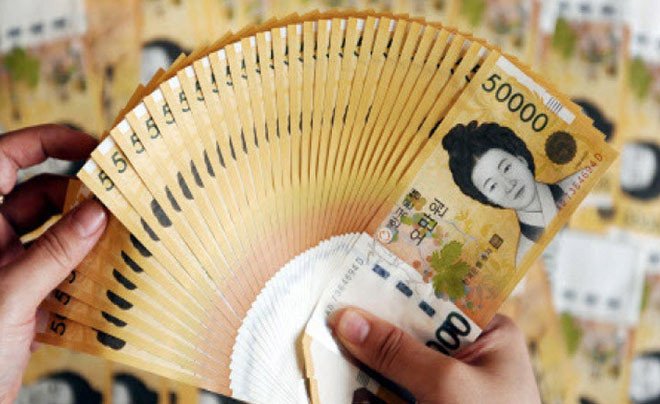 Giao dịch đổi tiền Won Hàn Quốc tại sân bay quốc tế