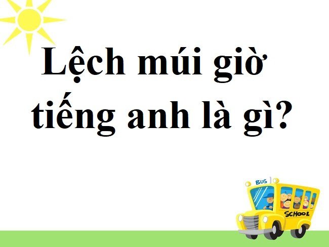 Khái niệm Time zone difference trong tiếng Anh