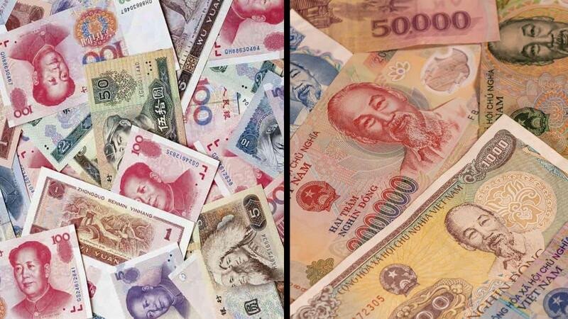 Kiểm tra các yếu tố bảo an trên tờ tiền Trung Quốc