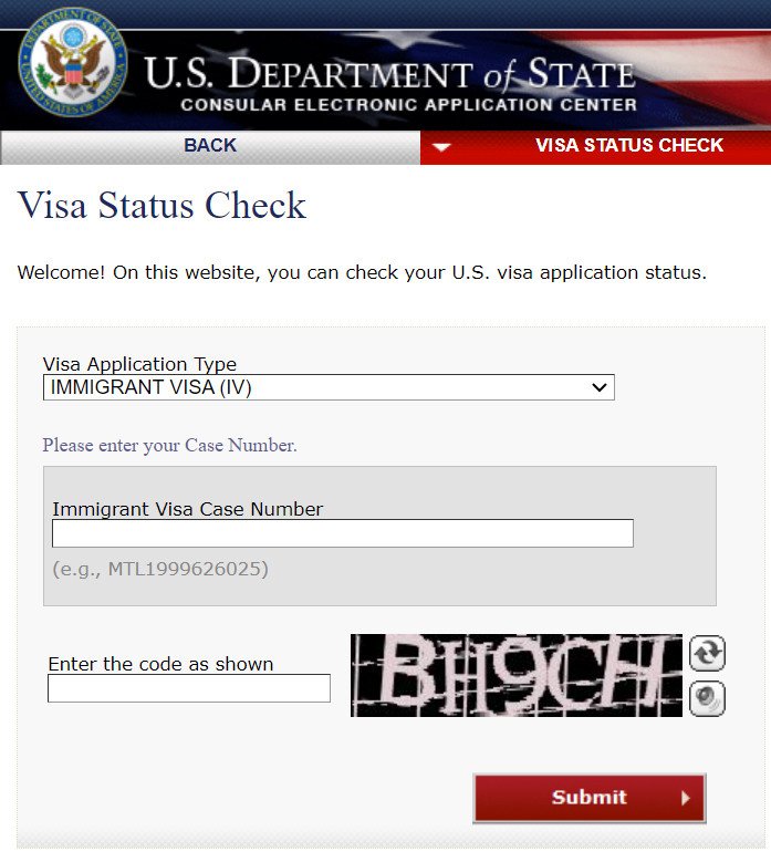 Kiểm tra tình trạng visa định cư Mỹ có thời hạn bao lâu trên trang CEAC