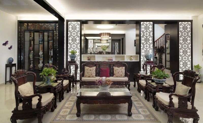 màu sắc hài hòa, ấm cúng của phong cách việt nam truyền thống