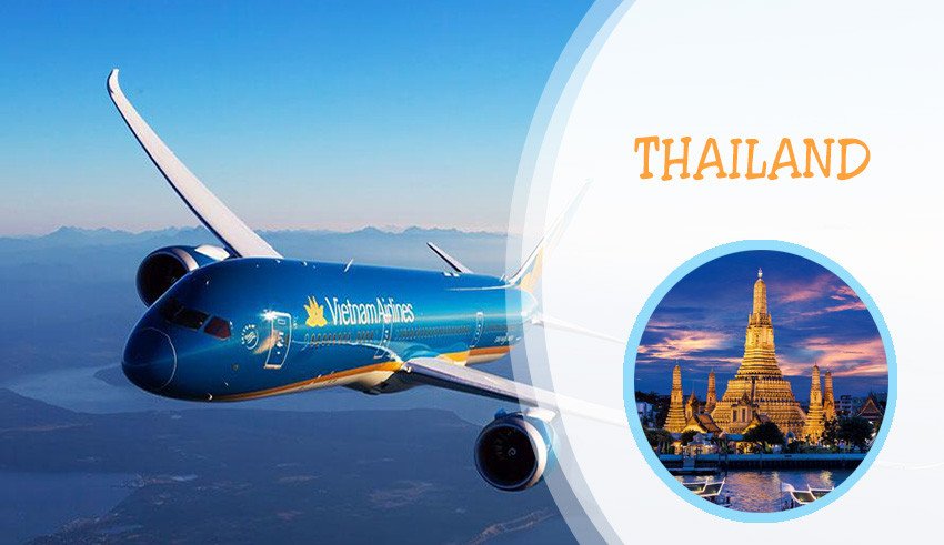 Máy bay hạ cánh tại sân bay quốc tế ở Thái Lan sau chuyến bay từ Việt Nam