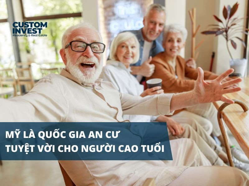 Tuổi Già Có Nên Qua Mỹ Định Cư Không: Đánh Giá Chi Tiết Một cặp đôi lớn tuổi hạnh phúc, thể hiện lợi ích khi tuổi già định cư Mỹ