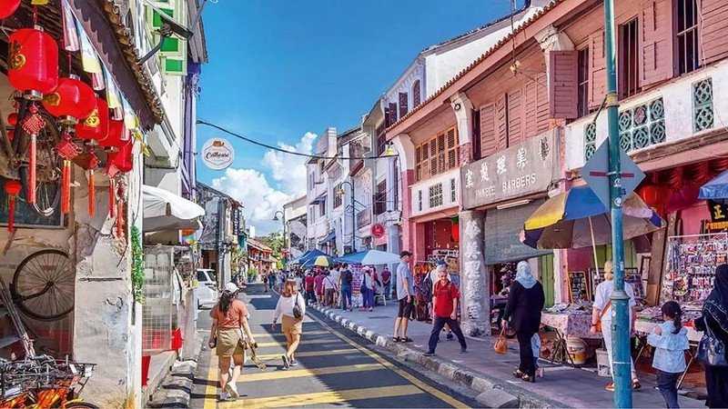 Phố cổ George Town, một thành phố cổ kính trên đảo Penang