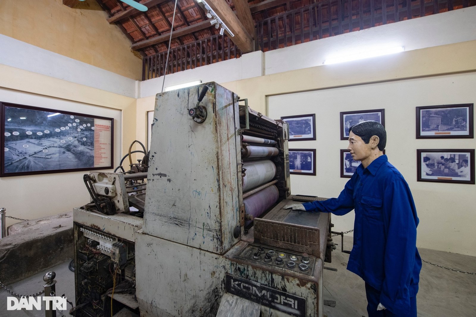 Phục dựng không gian và quy trình in tiền Việt Nam thời kỳ kháng chiến.