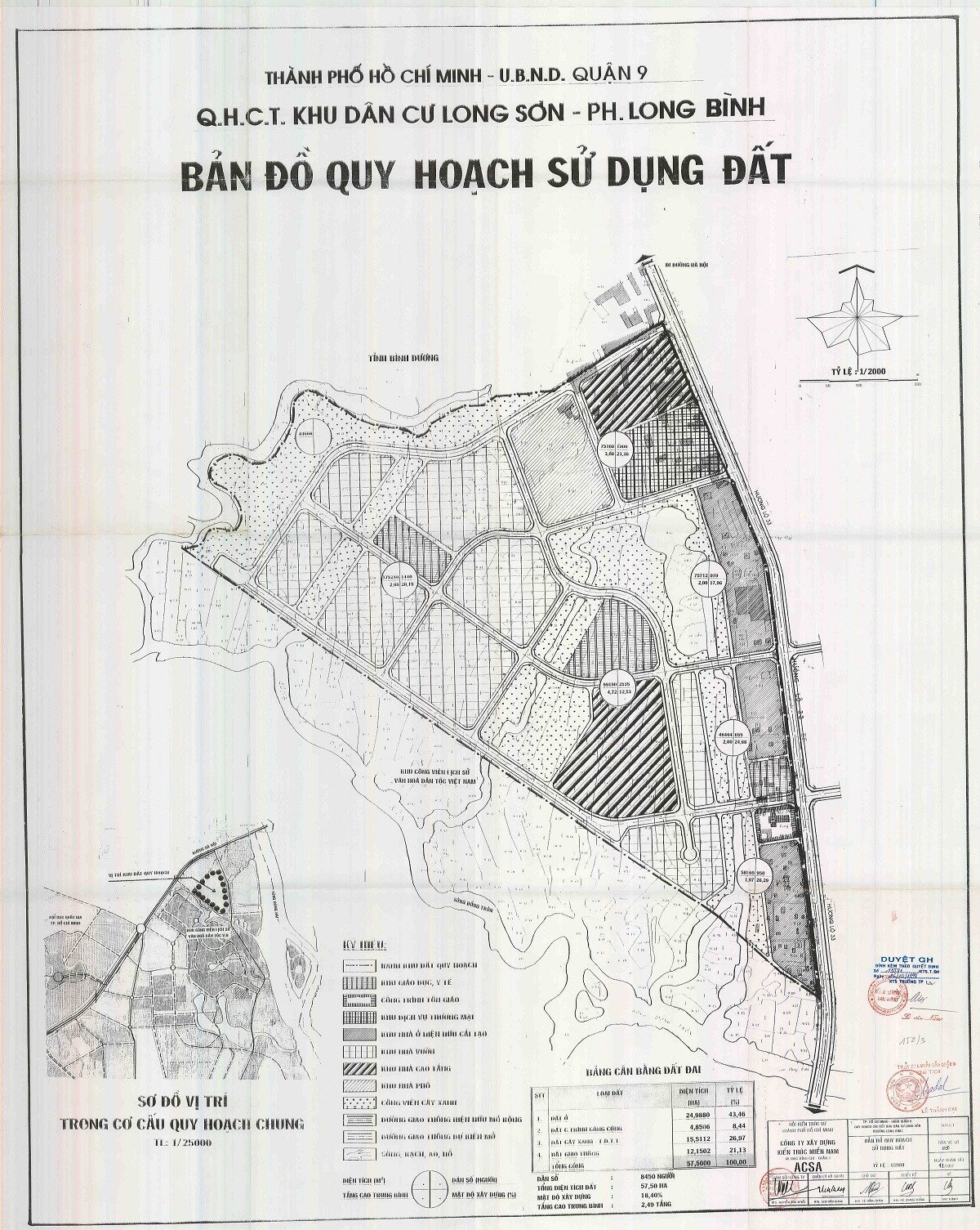 Quy hoạch đường nội khu và hạ tầng điện nước của khu tái định cư Long Sơn