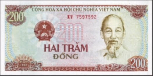 Tiền 200 đồng cotton đặc điểm