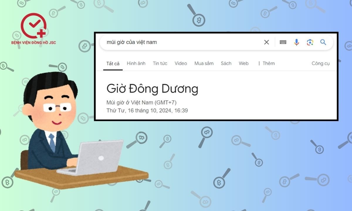 Tìm kiếm thông tin múi giờ của các quốc gia trên công cụ trực tuyến