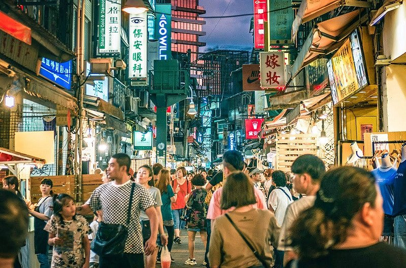 Toàn cảnh một thành phố lớn ở Đài Loan, biểu tượng cho nền kinh tế phát triển mạnh mẽ