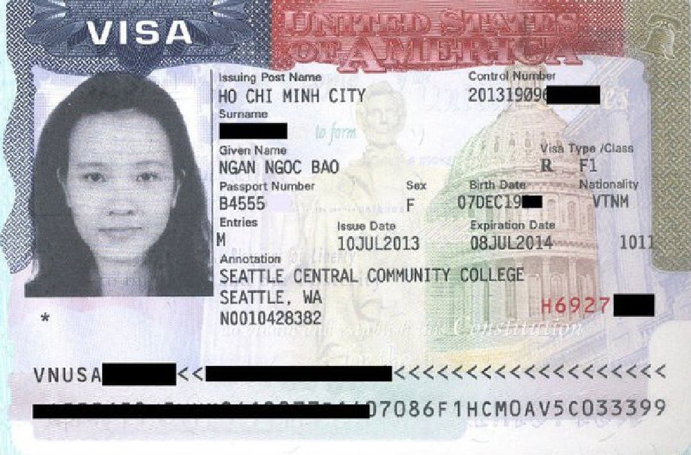 Visa du học Mỹ F1