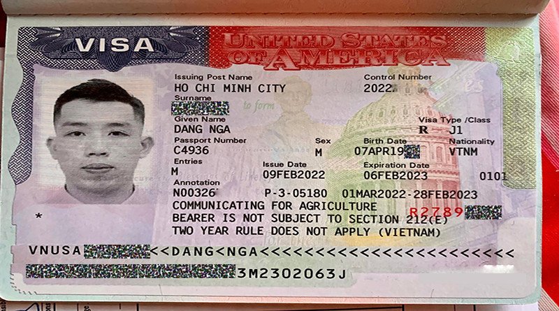 Visa trao đổi văn hóa Mỹ J1