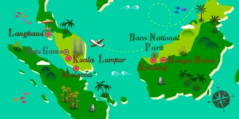 Bản đồ múi giờ toàn cầu, làm rõ sự chênh lệch múi giờ Kuala Lumpur so với Việt Nam