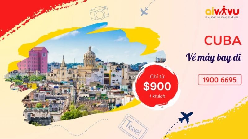 Bản đồ vị trí địa lý Cuba so với Việt Nam