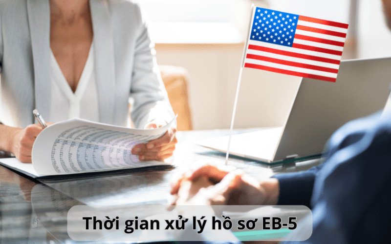 Biểu đồ thời gian xử lý các giai đoạn của chương trình EB5