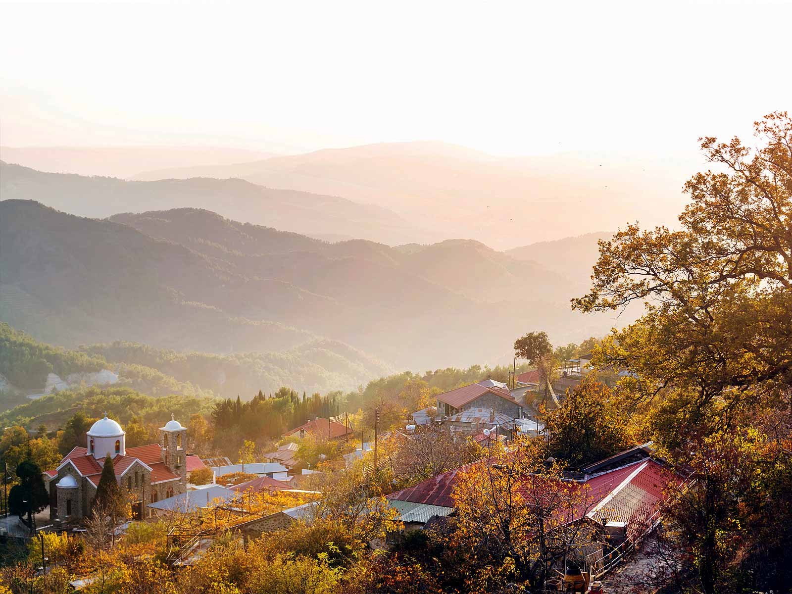 Dãy núi Troodos hùng vĩ