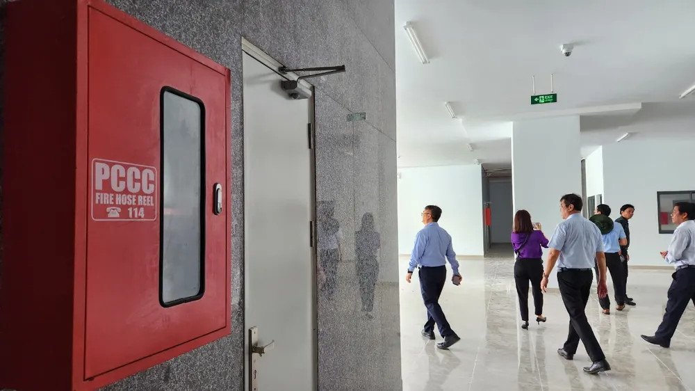 Hệ thống phòng cháy chữa cháy hiện đại tại chung cư tái định cư Hồ Quý Ly
