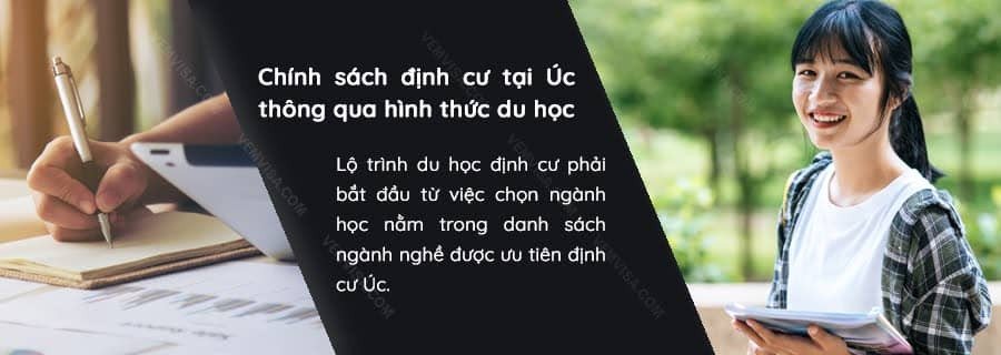 Lộ trình định cư Úc phải bắt đầu từ việc chọn ngành học nằm trong danh sách ngành nghề được ưu tiên.