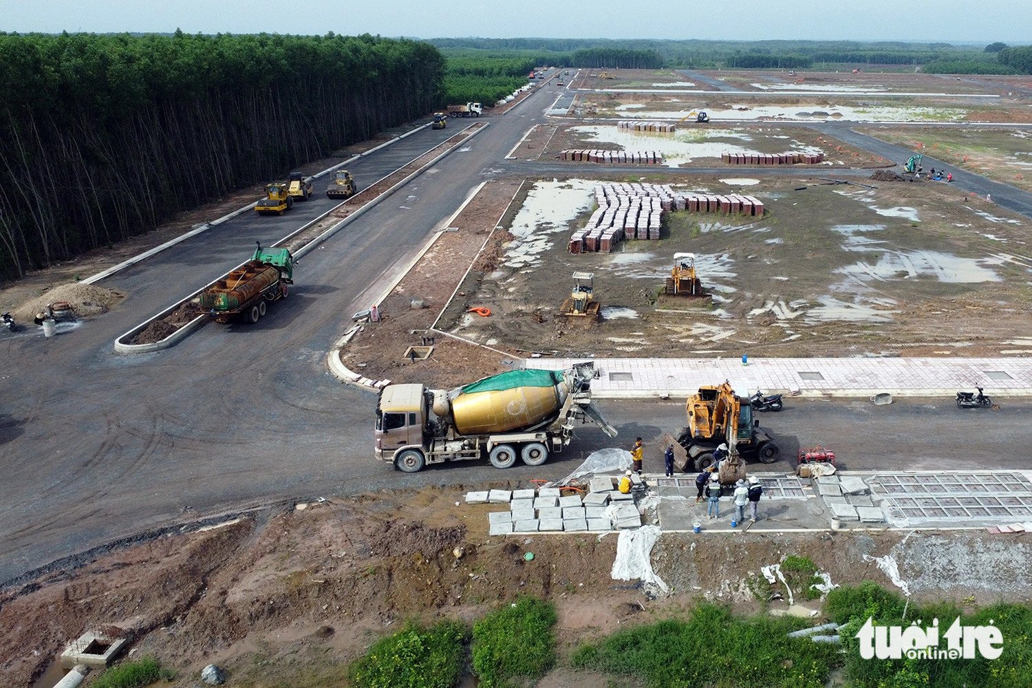 Thiết kế các lô đất tái định cư tại Long Phước