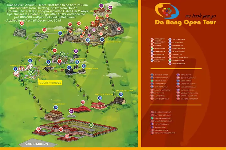 Bản Đồ Đi Bà Nà Hill: Cẩm Nang Di Chuyển Từ A-z Cho Du Khách Quốc Tế