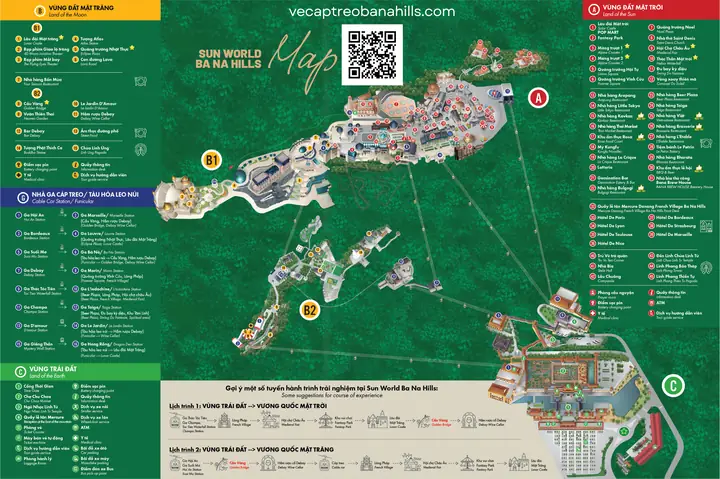 Bản Đồ Đi Bà Nà Hill