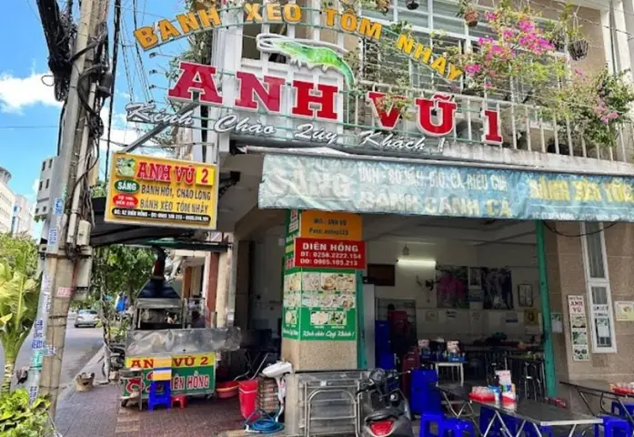 Bánh Xèo Tôm Nhảy Anh Vũ