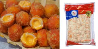 Viên Cam Sốt Mayonnaise Viên Cam Sốt Mayonnaise
