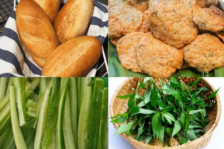 Chuẩn Bị Nguyên Liệu Để Làm Bánh Mì Chả Cá