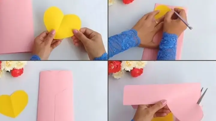 Cách Làm Thiệp 20/10 Bằng Giấy A4 Trắng