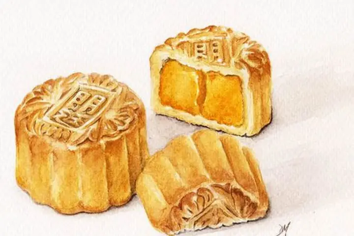 15+ Mẫu Vẽ Bánh Trung Thu Đẹp Mắt, Dễ Thương