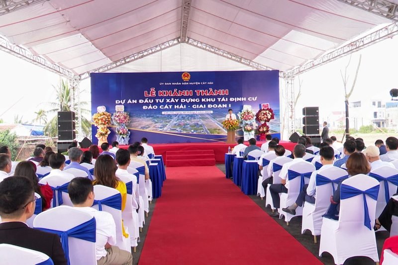 Cảnh quan khu tái định cư Cát Hải Hải Phòng sau khi hoàn thành giai đoạn 1