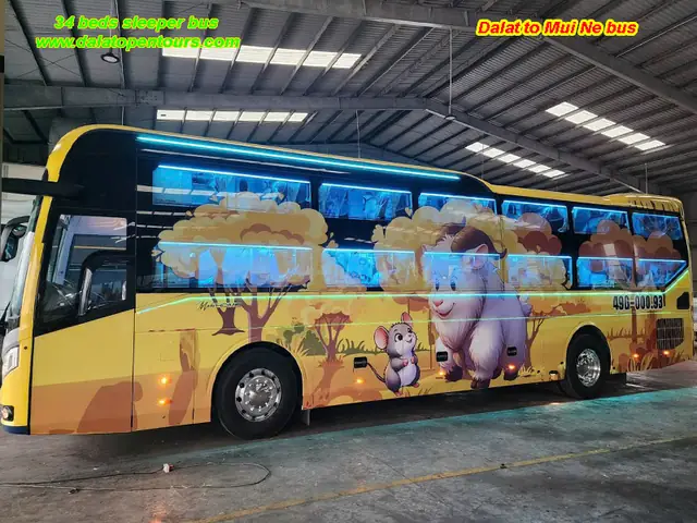 Da Lat To Mui Ne Bus