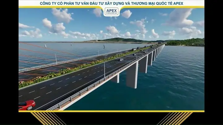 Dự Án Cầu Thị Nại 2 - Cây Cầu Vượt Qua Biển Với Chiều Rộng 6 Làn Đường. Dự Án Cầu Thị Nại 2 - Cây Cầu Vượt Qua Biển Với Chiều Rộng 6 Làn Đường.