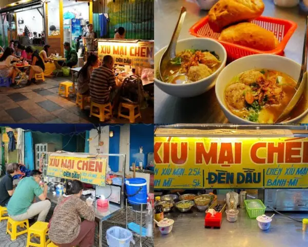 Bánh Mì Xíu Mại Chén – Đèn Dầu: Phong Cách Đà Lạt Giữa Lòng Sài Gòn