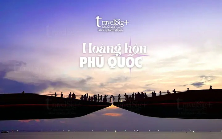 Đắm Chìm Trong Hoàng Hôn Tím Lãng Mạn Trên Biển Phú Quốc