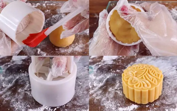 Bước 3: Nặn Bánh Và Tạo Hình Bánh Trung Thu