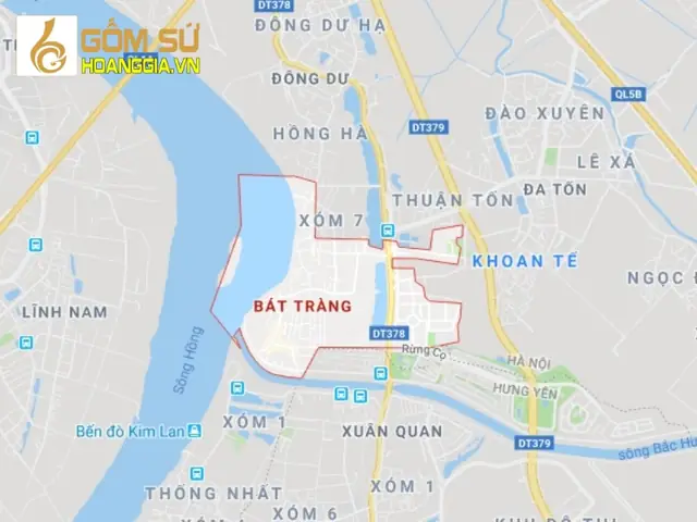 Vị Trí Địa Lý Của Làng Gốm Bát Tràng