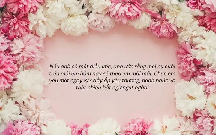 Lời Chúc 8/3 Cho Người Yêu, Bạn Gái Lời Chúc 8/3 Cho Người Yêu, Bạn Gái