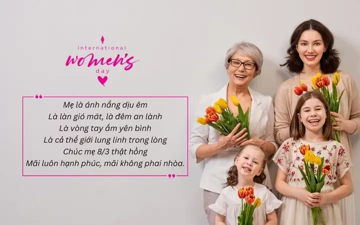 Lời Chúc 8/3 Cho Mẹ Lời Chúc 8/3 Cho Mẹ