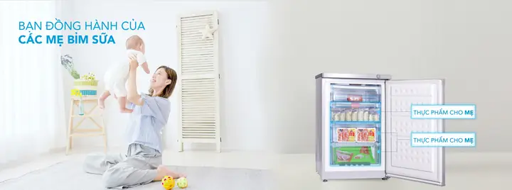 Tủ Đông Đứng 106 Lít Hòa Phát Hpf-uah6106 Tủ Đông Đứng 106 Lít Hòa Phát Hpf-uah6106